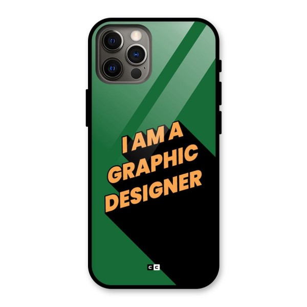 The Graphic Designer Glass Back Case for iPhone 12 Pro