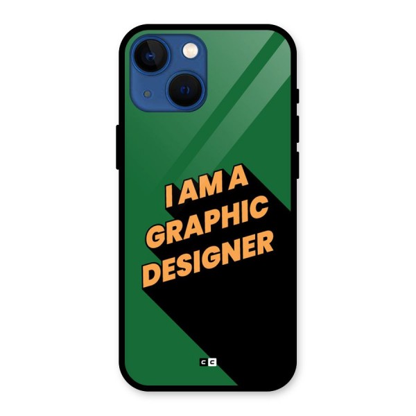 The Graphic Designer Glass Back Case for iPhone 13 Mini