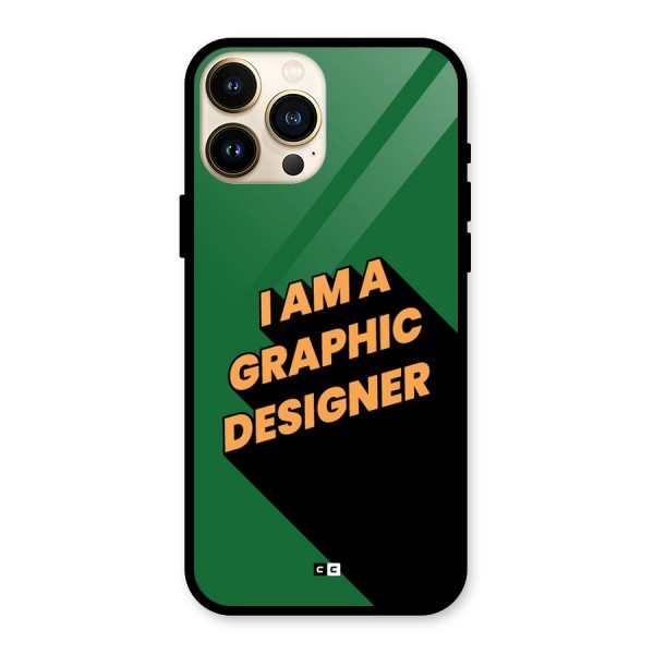 The Graphic Designer Glass Back Case for iPhone 13 Pro Max