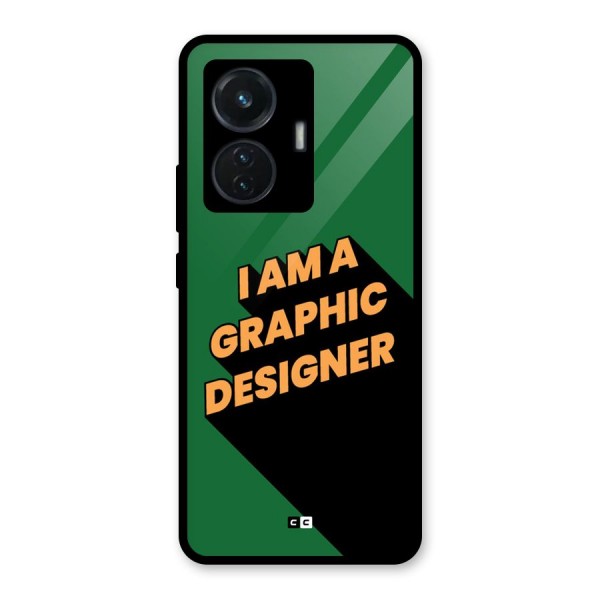The Graphic Designer Glass Back Case for iQOO Z6 44W