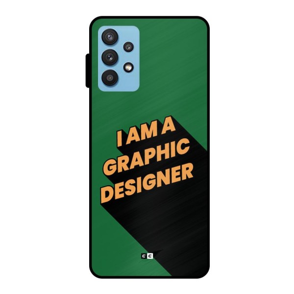 The Graphic Designer Metal Back Case for Galaxy M32 5G