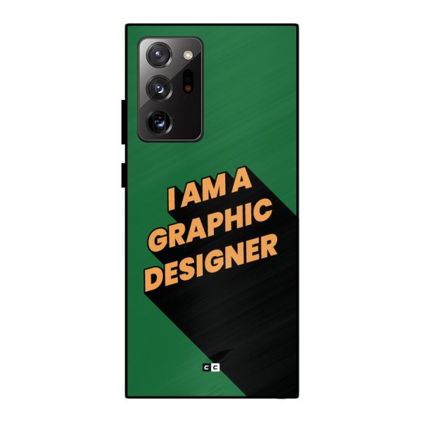 The Graphic Designer Metal Back Case for Galaxy Note 20 Ultra