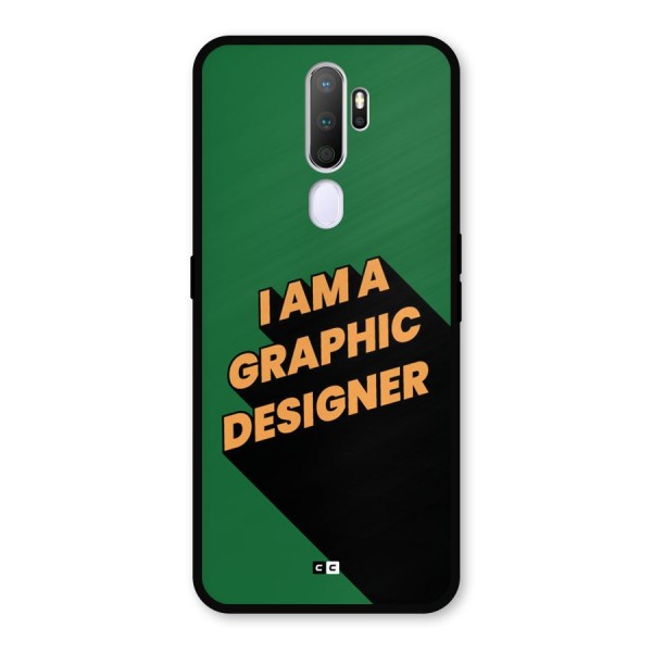 The Graphic Designer Metal Back Case for Oppo A5 (2020)