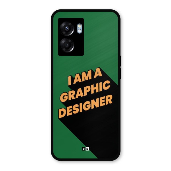 The Graphic Designer Metal Back Case for Realme Narzo 50 5G