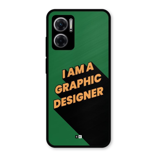 The Graphic Designer Metal Back Case for Redmi 11 Prime 5G