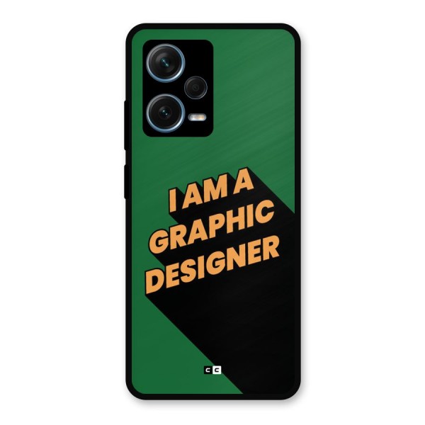 The Graphic Designer Metal Back Case for Redmi Note 12 Pro Plus 5G