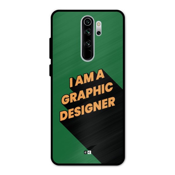 The Graphic Designer Metal Back Case for Redmi Note 8 Pro
