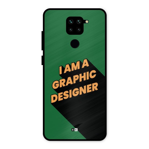 The Graphic Designer Metal Back Case for Redmi Note 9