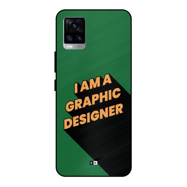 The Graphic Designer Metal Back Case for Vivo V20