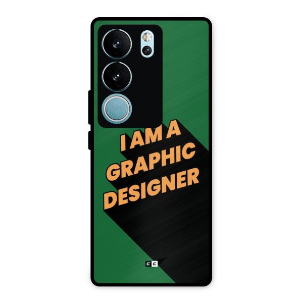 The Graphic Designer Metal Back Case for Vivo V29
