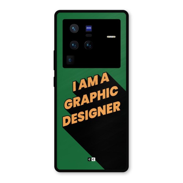 The Graphic Designer Metal Back Case for Vivo X80 Pro