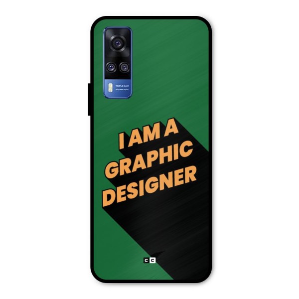 The Graphic Designer Metal Back Case for Vivo Y51A
