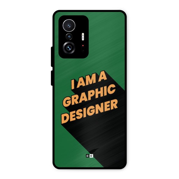 The Graphic Designer Metal Back Case for Xiaomi 11T Pro