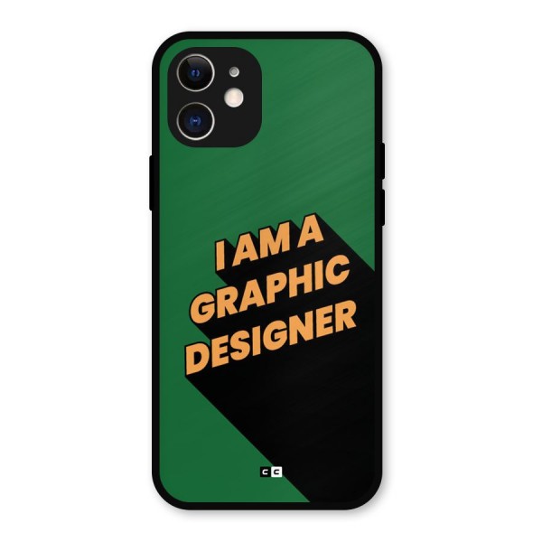 The Graphic Designer Metal Back Case for iPhone 12