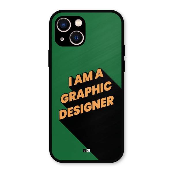 The Graphic Designer Metal Back Case for iPhone 13
