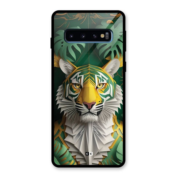 The Nature Tiger Glass Back Case for Galaxy S10