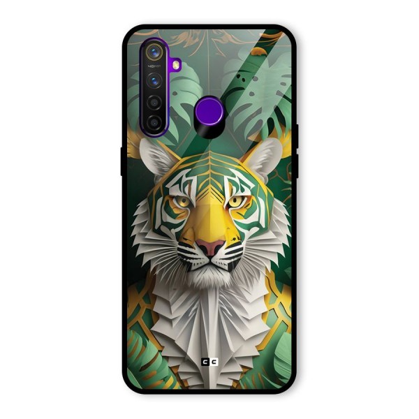 The Nature Tiger Glass Back Case for Realme 5 Pro