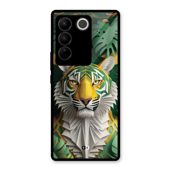 The Nature Tiger Glass Back Case for Vivo V27