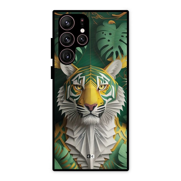 The Nature Tiger Metal Back Case for Galaxy S22 Ultra 5G