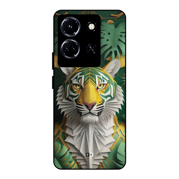 The Nature Tiger Metal Back Case for Infinix Note 30 5G