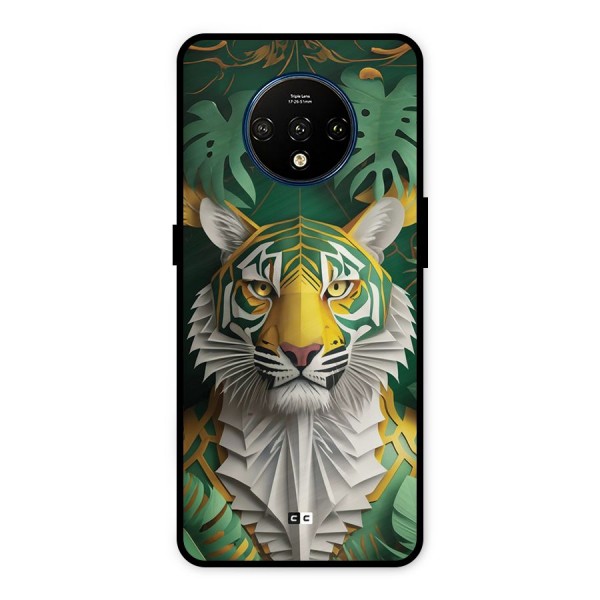 The Nature Tiger Metal Back Case for OnePlus 7T