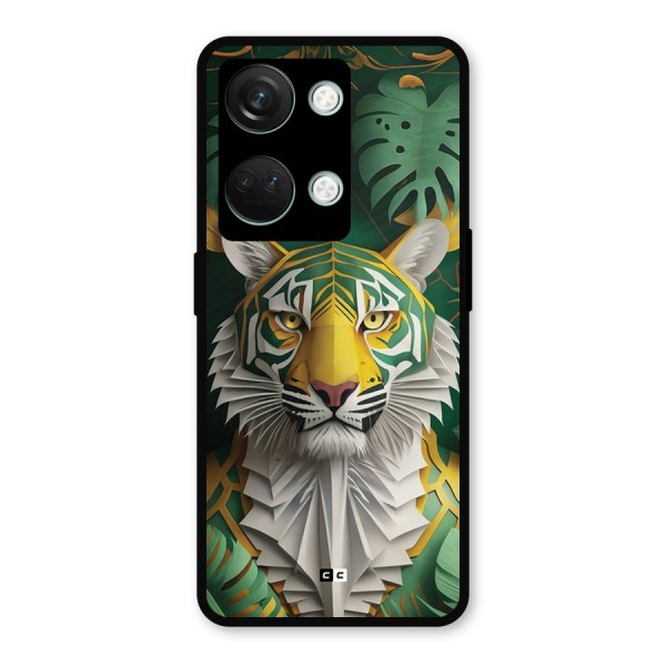 The Nature Tiger Metal Back Case for OnePlus Nord 3