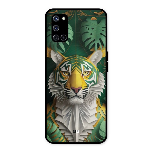 The Nature Tiger Metal Back Case for Oppo A52