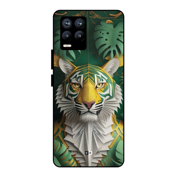 The Nature Tiger Metal Back Case for Realme 8 Pro