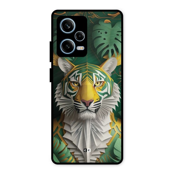 The Nature Tiger Metal Back Case for Redmi Note 12 Pro