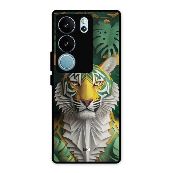 The Nature Tiger Metal Back Case for Vivo V29