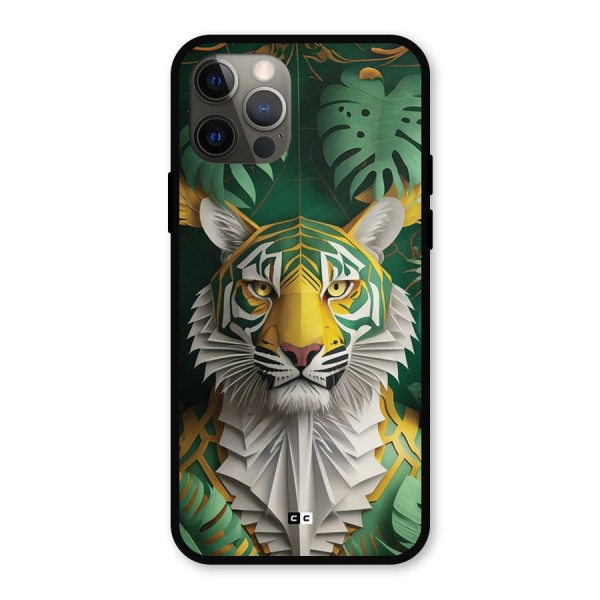 The Nature Tiger Metal Back Case for iPhone 12 Pro
