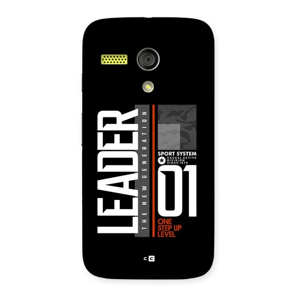 The New Leader Back Case for Moto G