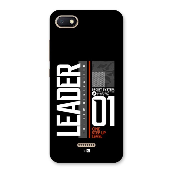 The New Leader Back Case for Redmi 6A