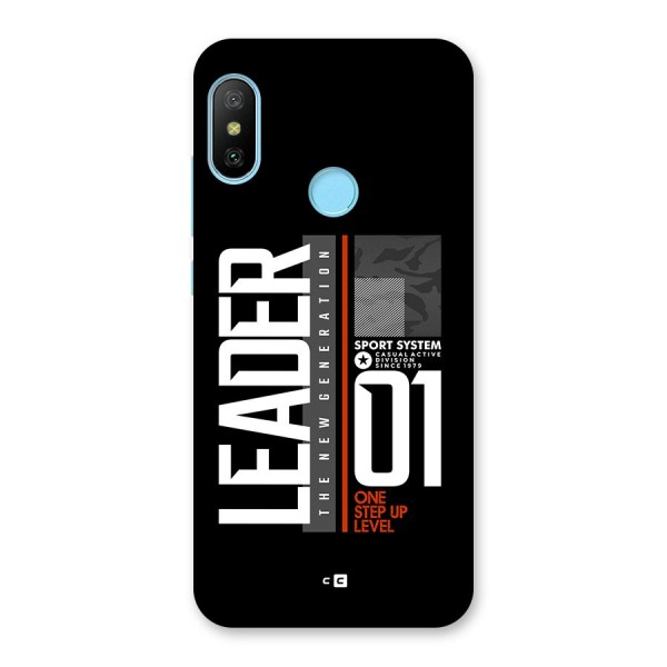 The New Leader Back Case for Redmi 6 Pro