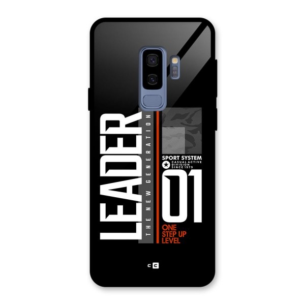 The New Leader Glass Back Case for Galaxy S9 Plus