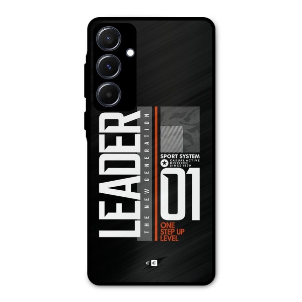 The New Leader Metal Back Case for Galaxy A55