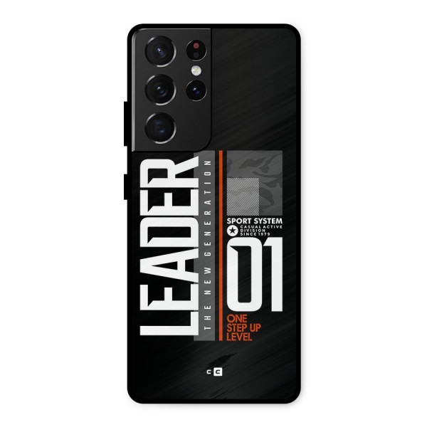 The New Leader Metal Back Case for Galaxy S21 Ultra 5G