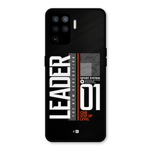 The New Leader Metal Back Case for Oppo F19 Pro