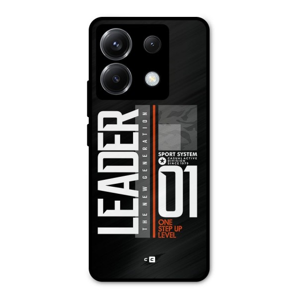 The New Leader Metal Back Case for Poco X6
