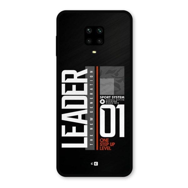 The New Leader Metal Back Case for Redmi Note 9 Pro Max