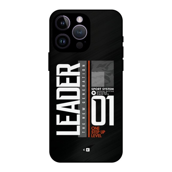 The New Leader Metal Back Case for iPhone 14 Pro Max