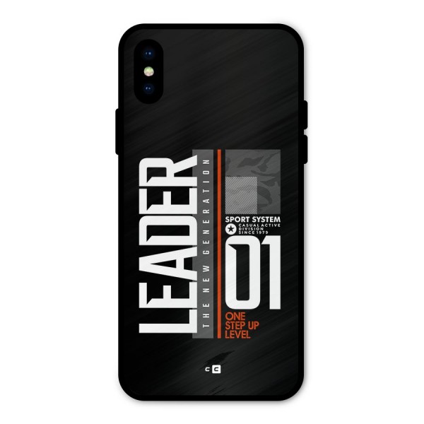 The New Leader Metal Back Case for iPhone XS