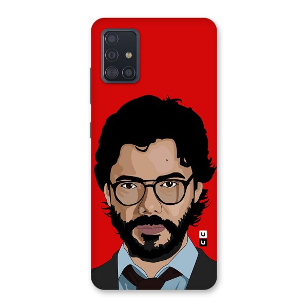 The Professor Illustration Art Back Case for Galaxy A51