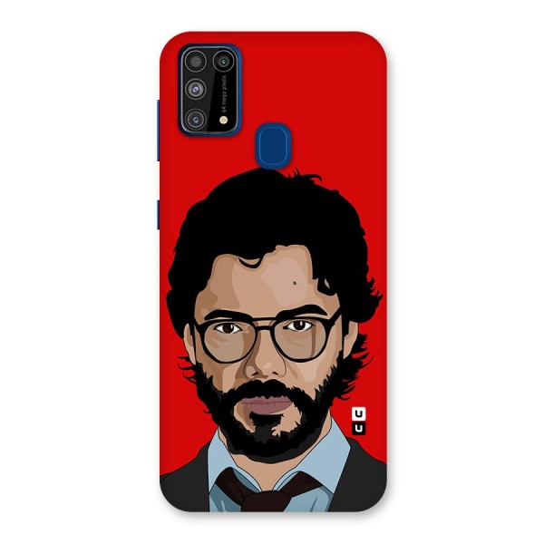 The Professor Illustration Art Back Case for Galaxy M31