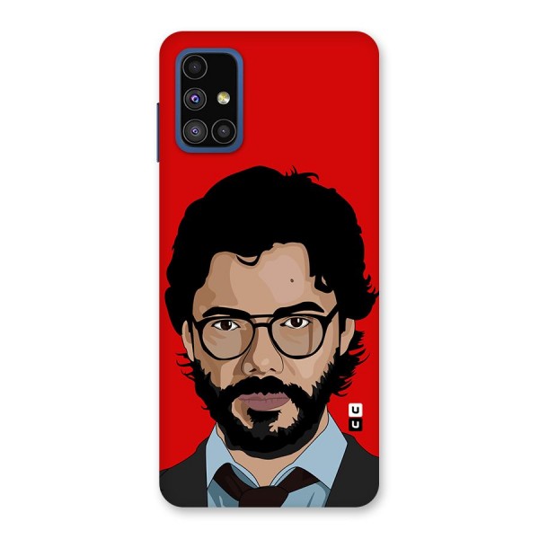 The Professor Illustration Art Back Case for Galaxy M51