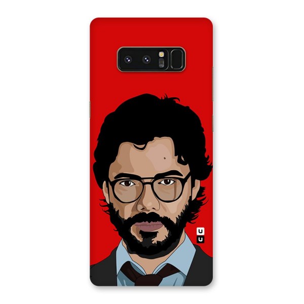 The Professor Illustration Art Back Case for Galaxy Note 8