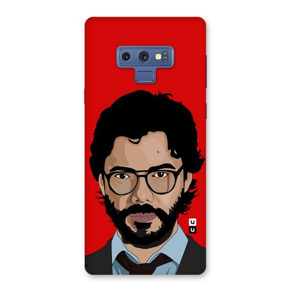 The Professor Illustration Art Back Case for Galaxy Note 9