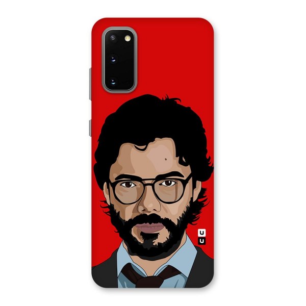 The Professor Illustration Art Back Case for Galaxy S20
