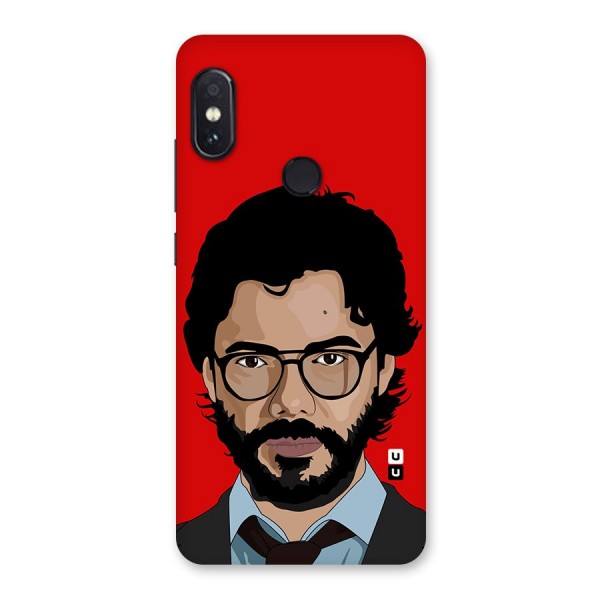 The Professor Illustration Art Back Case for Redmi Note 5 Pro