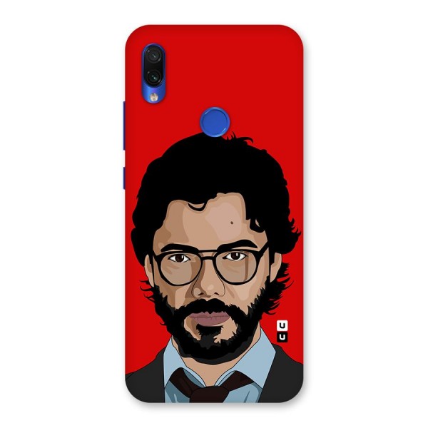 The Professor Illustration Art Back Case for Redmi Note 7S